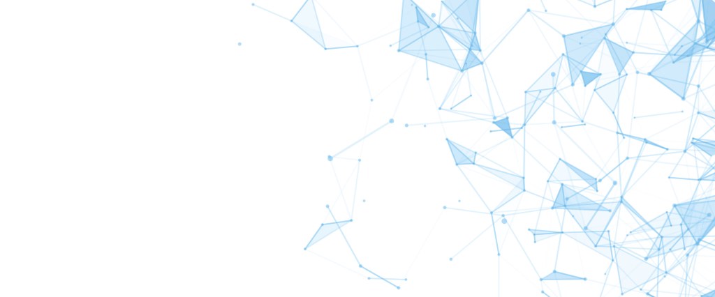 Immagine copertina astratta bianca e azzurra.